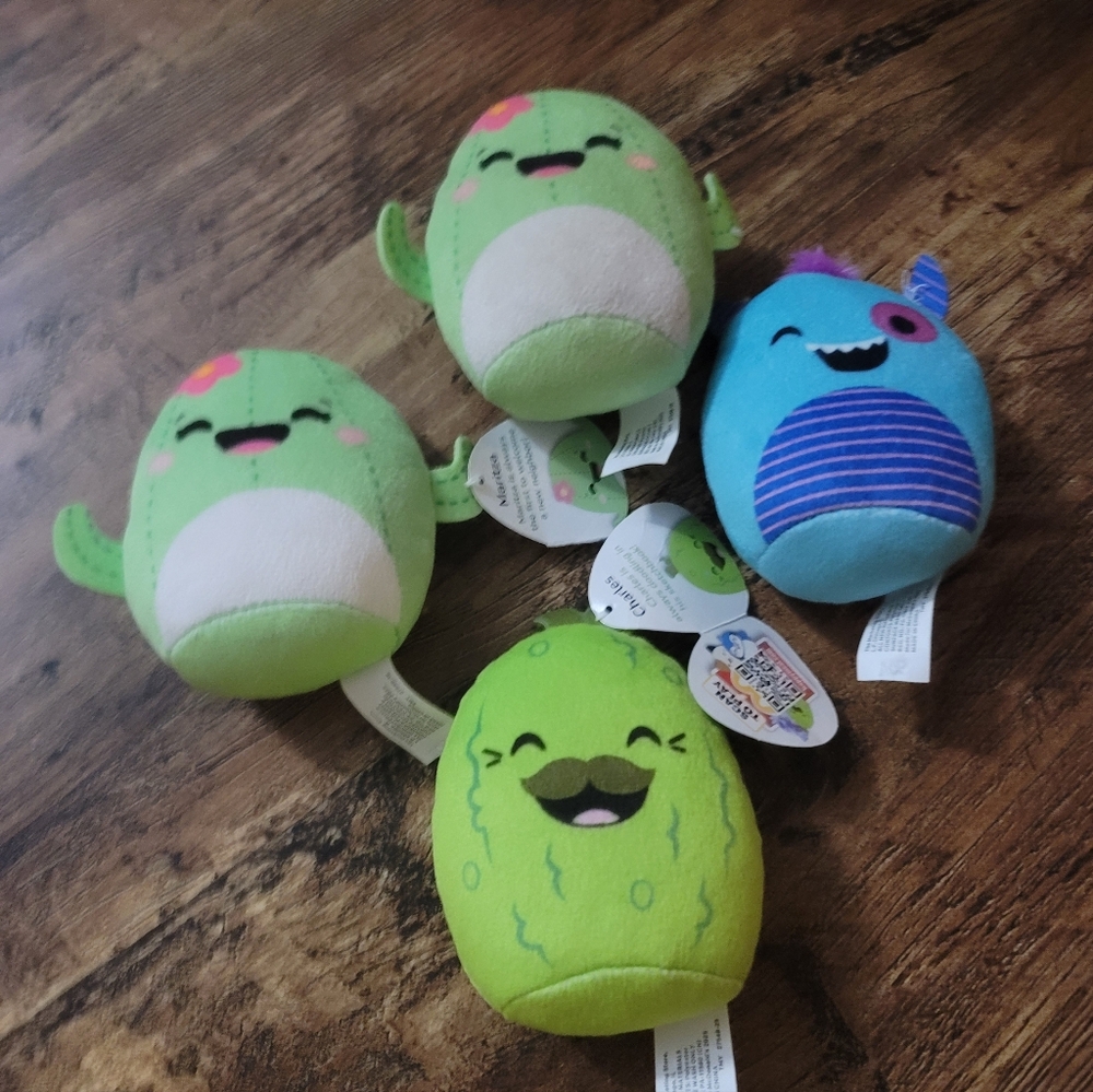 4 Mini McDonald's Squishmallows